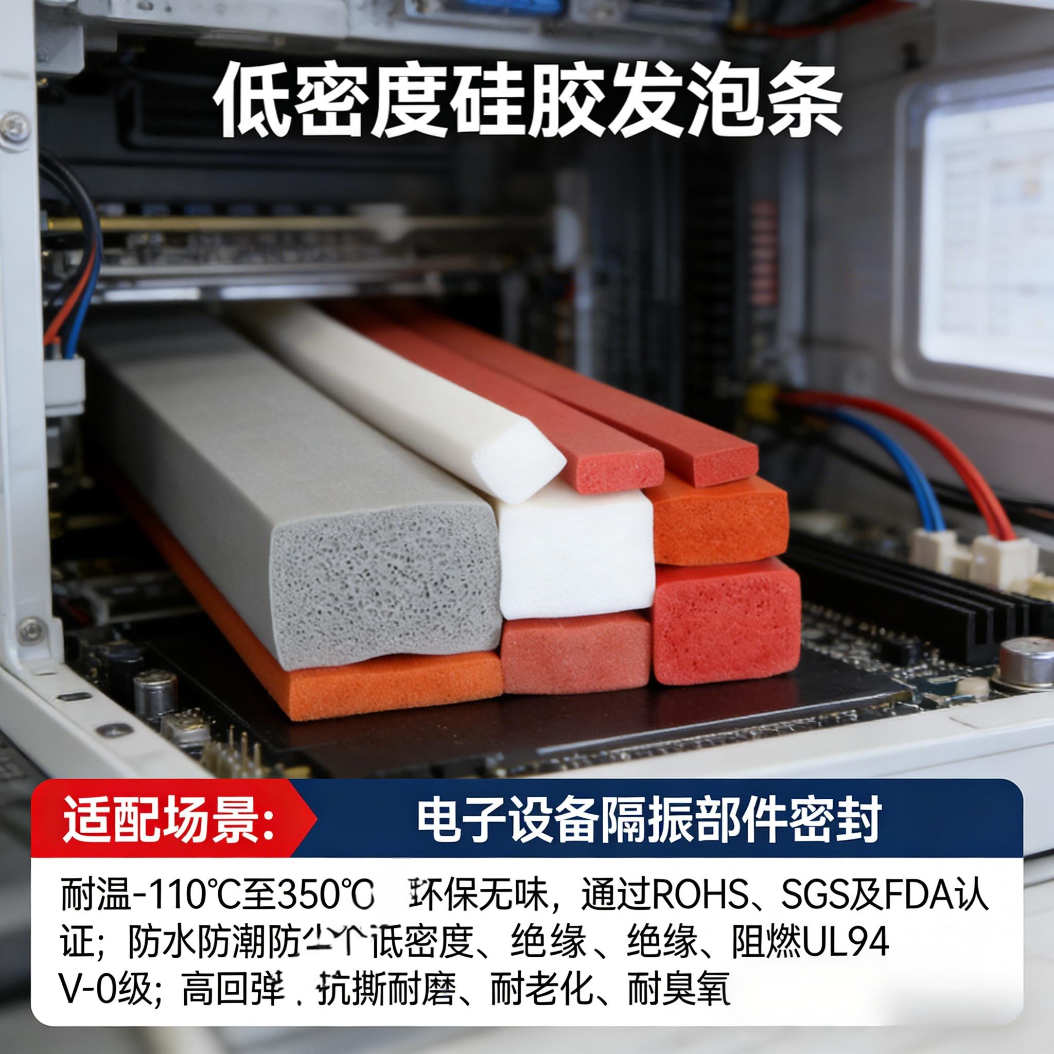 低密度硅胶发泡条